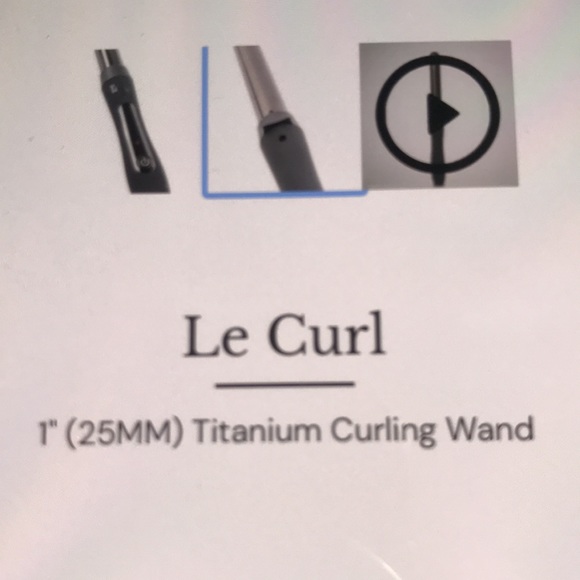 Lange Le curl 25 mm Curling wand Black - Picture 4 of 5